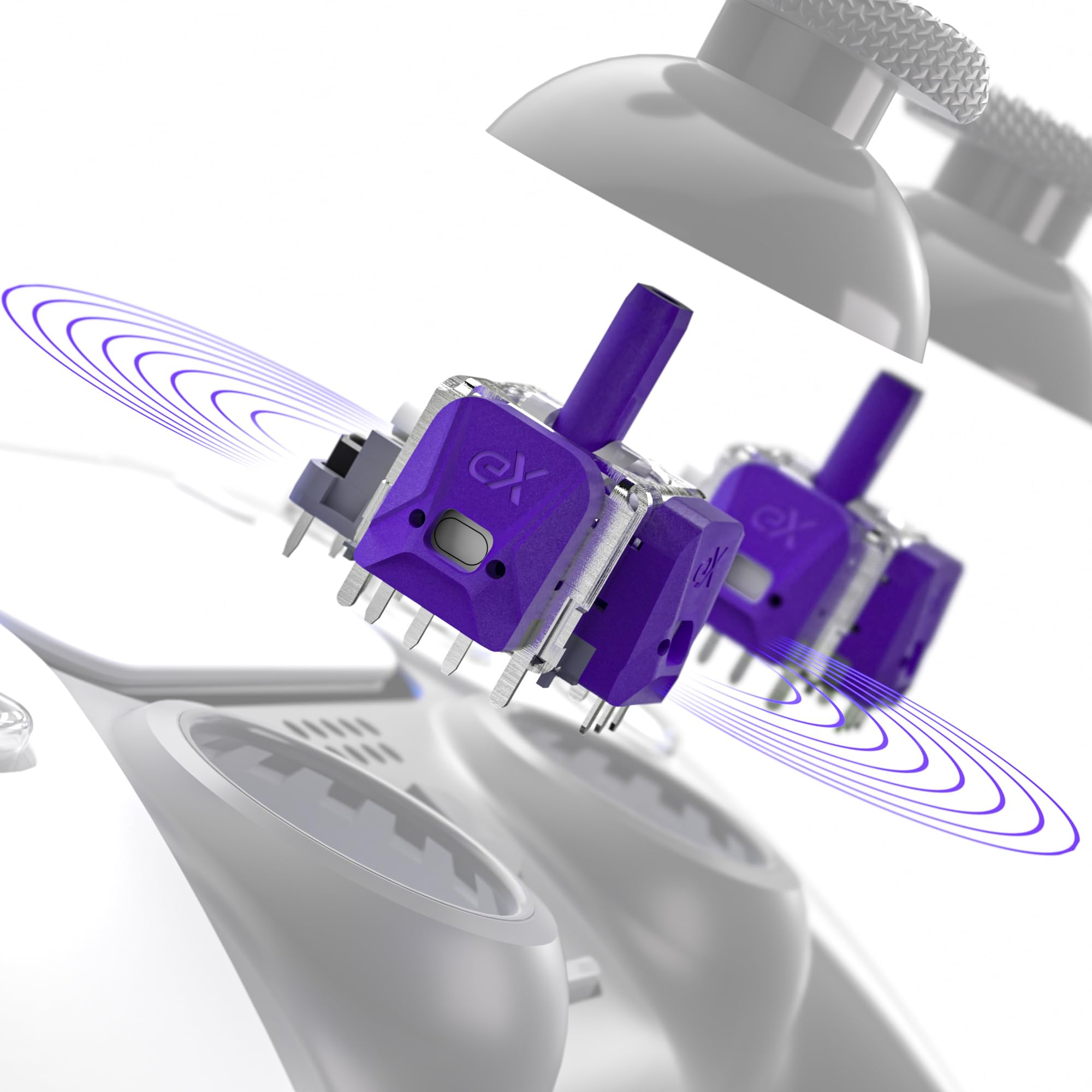 Amazon.co.jp: eXtremeRate eXhall デジタル調整可能 ホール効果サム