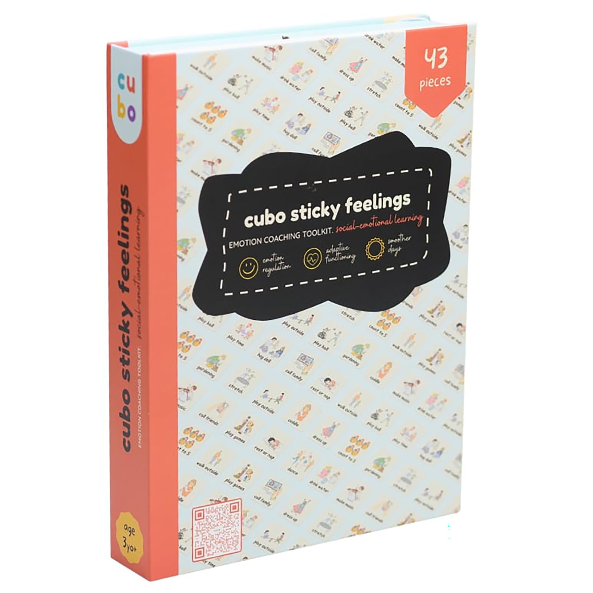 Cubo: Sticky Feelings - Emotion Coaching Toolkit, Preschoolers Hands-On Learning, Childhood Education, Develop Coping Skills, Kids & Toddlers Ages 3+