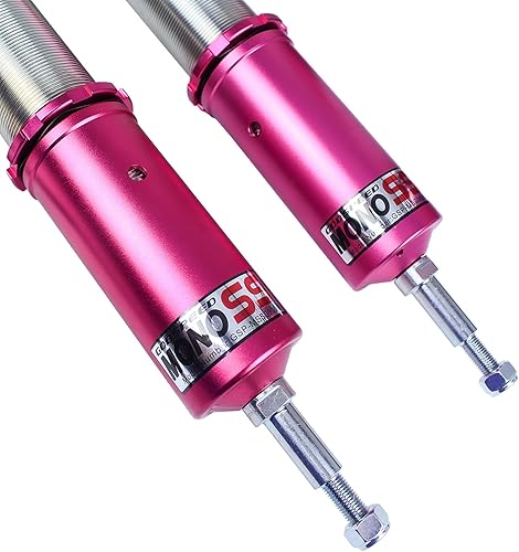 Miniatura 6 de Godspeed MSS0900-B MonoSS Kit de bajada de coilover totalmente ajustable, altura de paseo, tensión de resorte y 16 clic de amortiguación, compatible