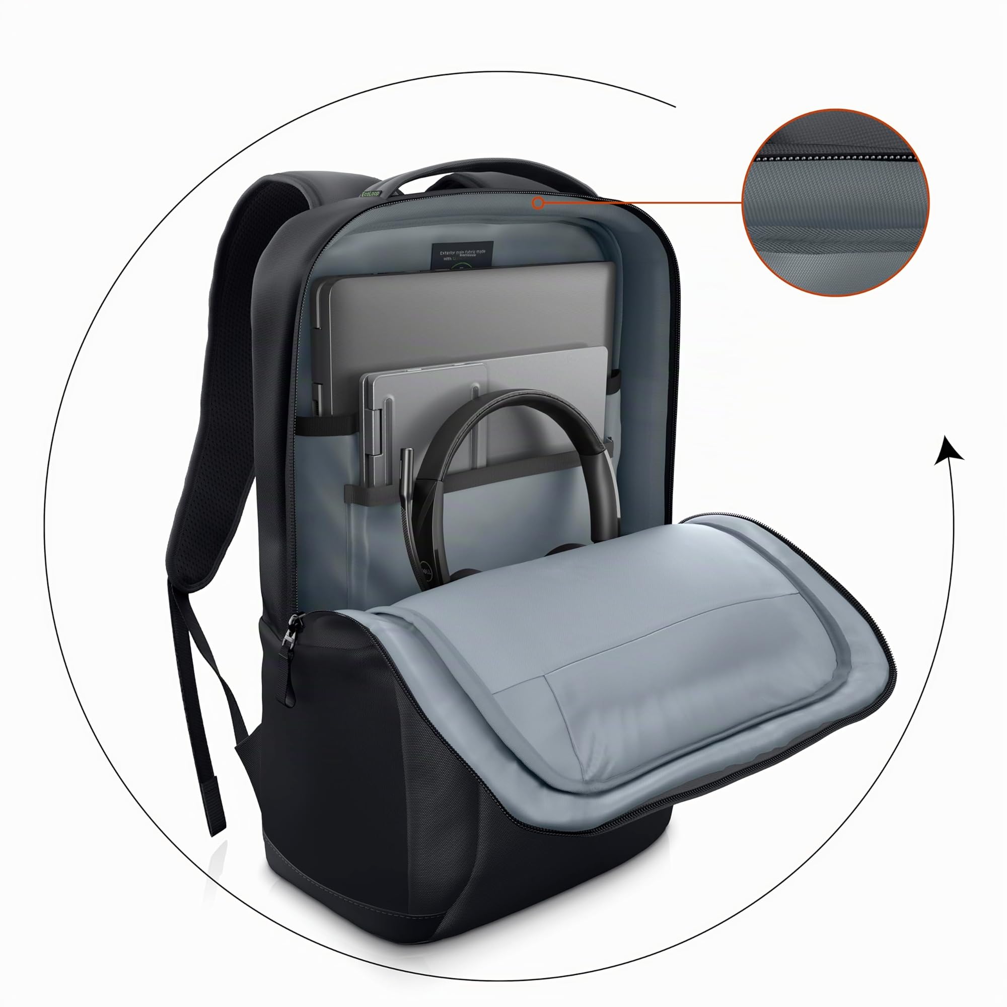 DELL EcoLoop Pro Slim Backpack 15 (CP5724S) - Notebook Rucksack