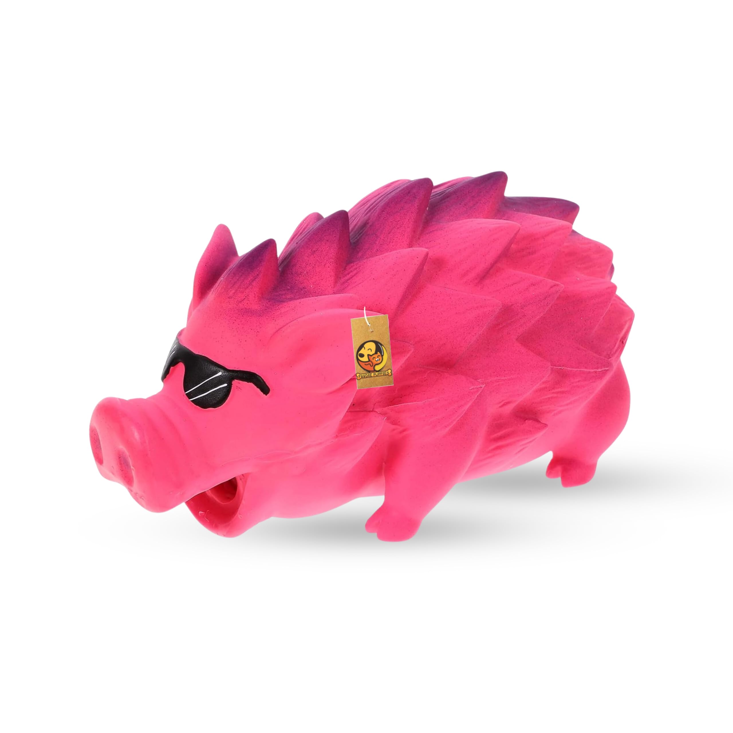 Foodie Puppies Dog Squeaky Latex Rubber Toy - (Pink Goggle Pig) | for Small Dogs & Puppies | Cotton Filled, Durable, Soft, Animal Design, Chew Safe Play Toy | Reduce Separation Anxiety (Size: 18.5cm) (B0D83ZRYFH) Amazon Price History, Amazon Price Tracker