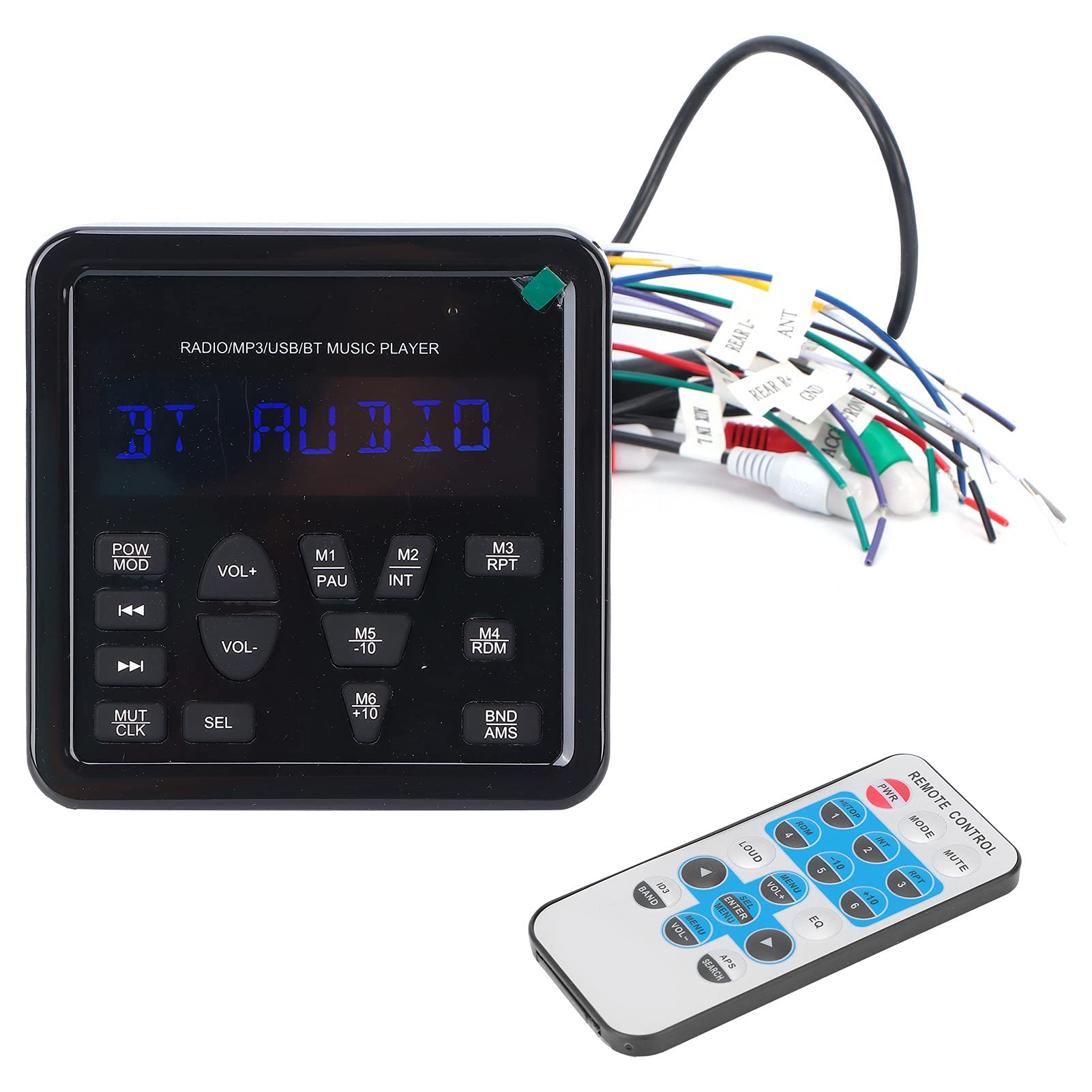 Trasmettitore FM Bluetooth Smart MP3 Ricevitore Bluetooth Stereo Per Auto Kit Adattatore Radio Per Barca Lettore Digitale USB Impermeabile Per Yacht Berlina Auto ATV Bagno