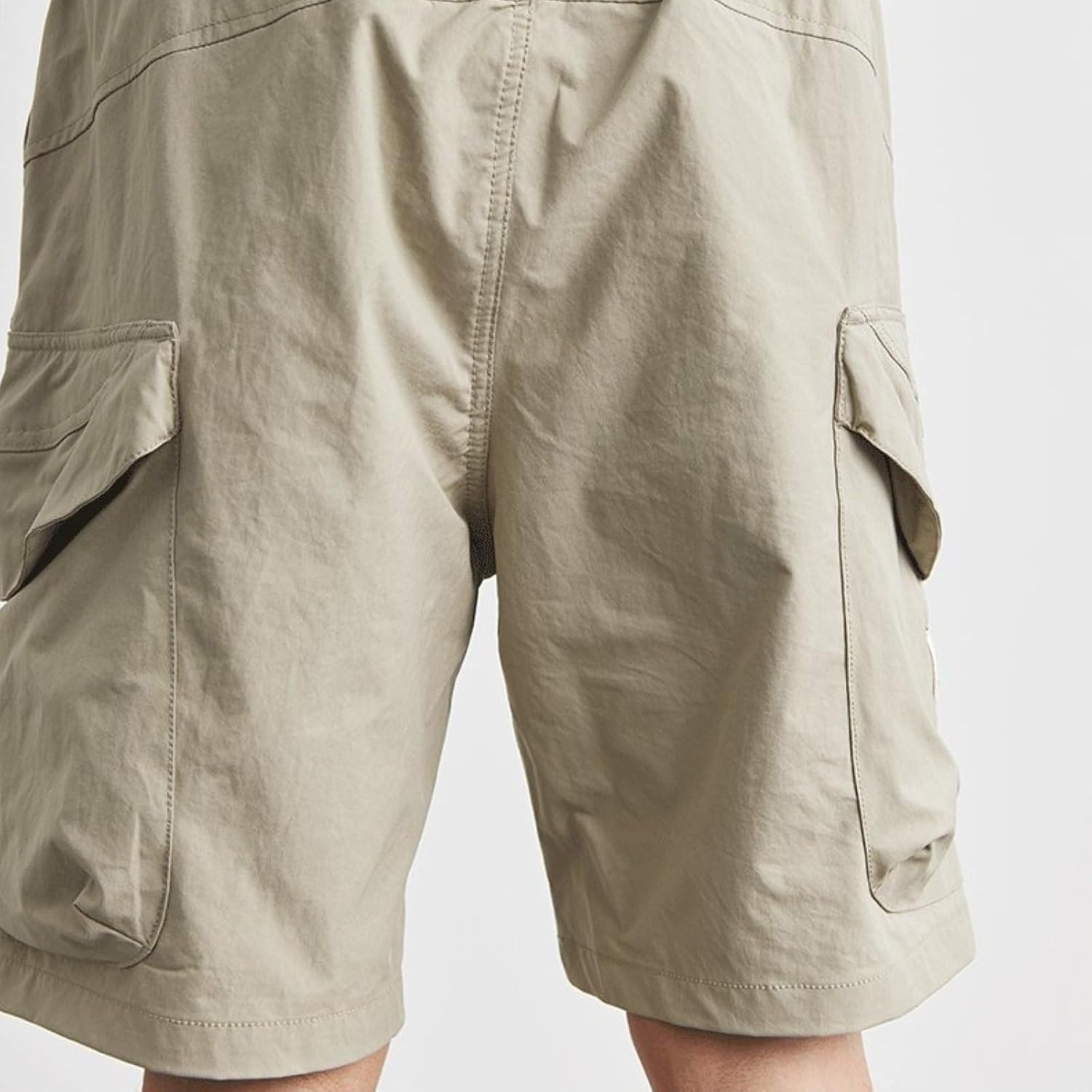 Mens Casual Multi Pockets Cargo Shorts Drawstring Summer Classic Hiking Shorts
