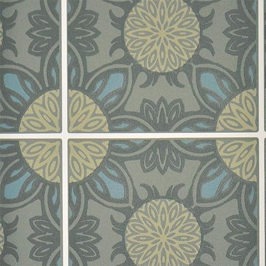 Amazon 壁紙屋本舗 壁紙サンプル 花柄 タイル柄の壁紙 リリカラ Sll 5022 壁紙