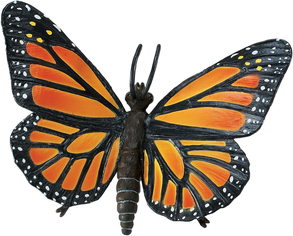 Safari Ltd. Monarch Butterfly Figurine - Realistic 4.5" Insect Figure - Educational Toy for Boys, Girls, and Kids Ages 3+