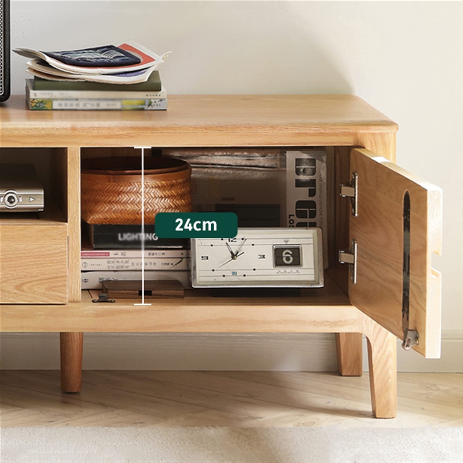 棚・シェルフ・ラック 47-Inch Adjustable TV Stand with Drawers TV Stands 47inch Modern TV Stand, Entertainment Center with