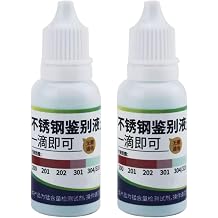 2Pcs Stainless Steel Test Liquid, Rapid Analysis Slution for Tableware, Instant Metal Purity Detector for Kitchenware, Inspection Utility, Compact Accessory30ml