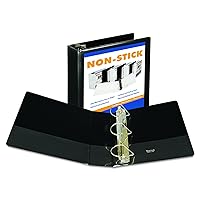 Vista 134 de Samsill Carpeta duradera de 3 anillos de 1 pulgada, fabricada en Estados Unidos, carpeta de anillos en D, cubierta transparente personalizable