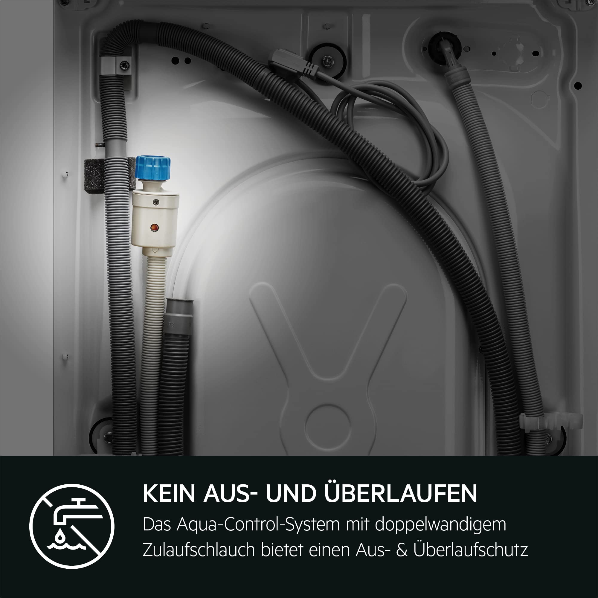 AEG Waschtrockner Serie 7000 ProSteam, 8 kg Waschen, 5 kg Trocknen, 1400 U/min, Inverter Motor, LWR7AMZ48WD