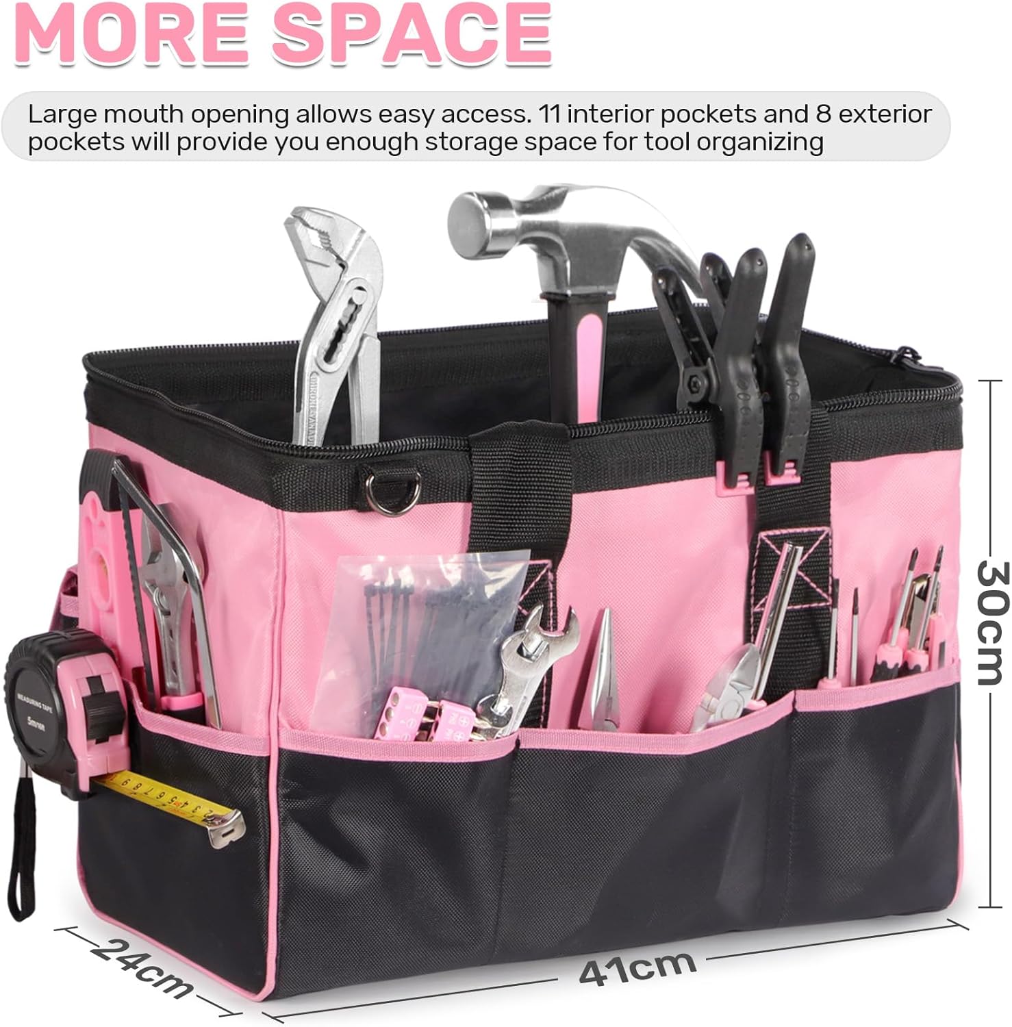 Tool Kit,220 Pcs Tool Kits for Home with Tool Storage Bag, Tools Set for Beginner,Includes Spanner, Hammer, DIY Tools Kits for Garden/Office/House Repair 7 71nMzVSinwL. AC SL1500