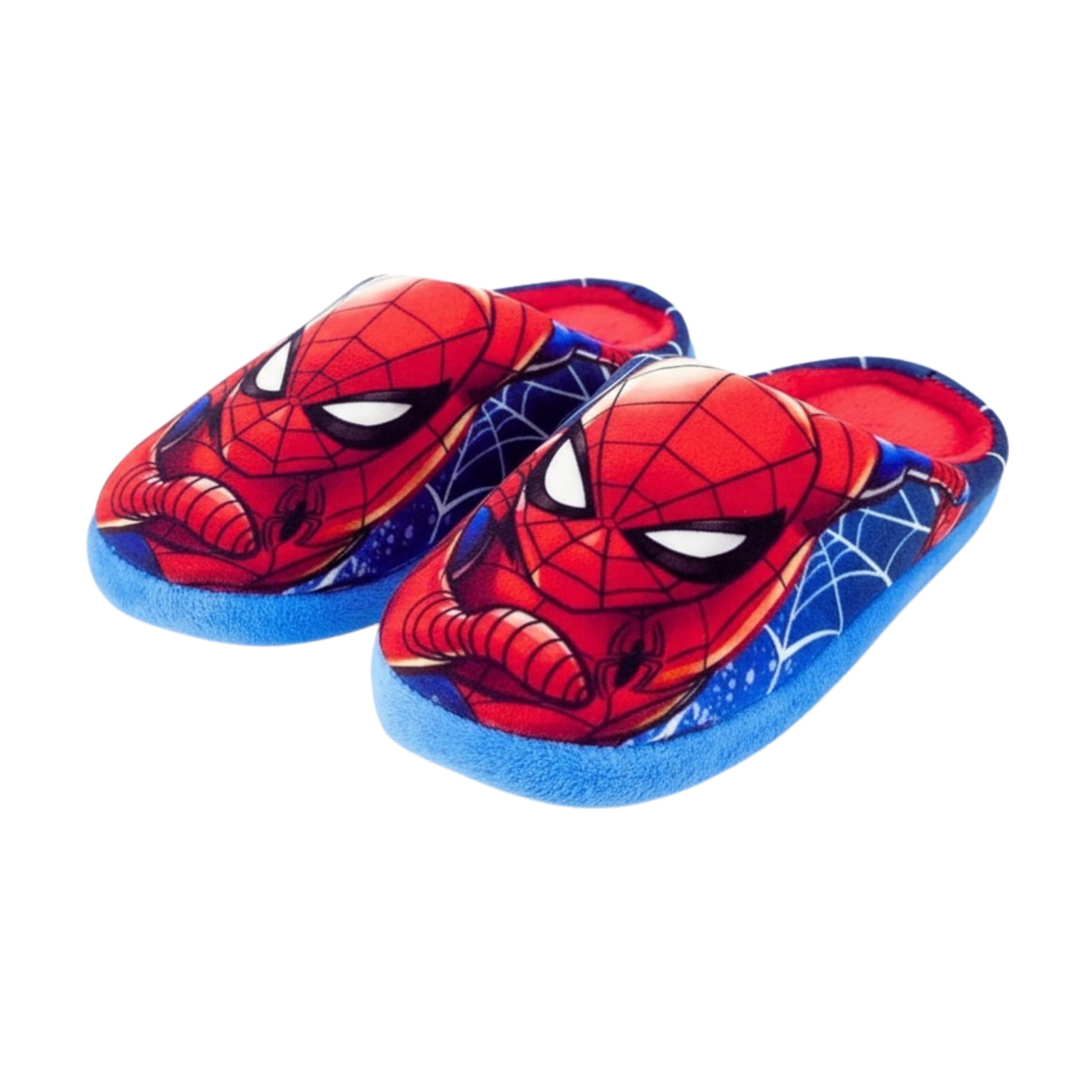 Marvel Spiderman Chaussons Enfants, Pantoufles Cadeau Garçons et Adolescentes, Tailles EU 28 à 33
