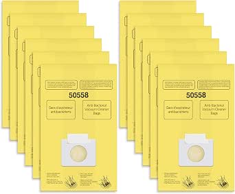 Funmit Replacement Vacuum Bags for Kenmore Type C/Q Canister Vacuums, 12 Pack