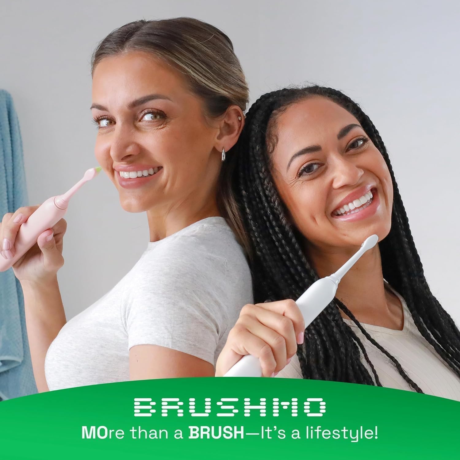 Brushmo Ersatzbürsten Kompatibel mit Philips Sonicare Elektrische Zahnbürste, schwarz, 8er-Pack (Modell BM668bk)