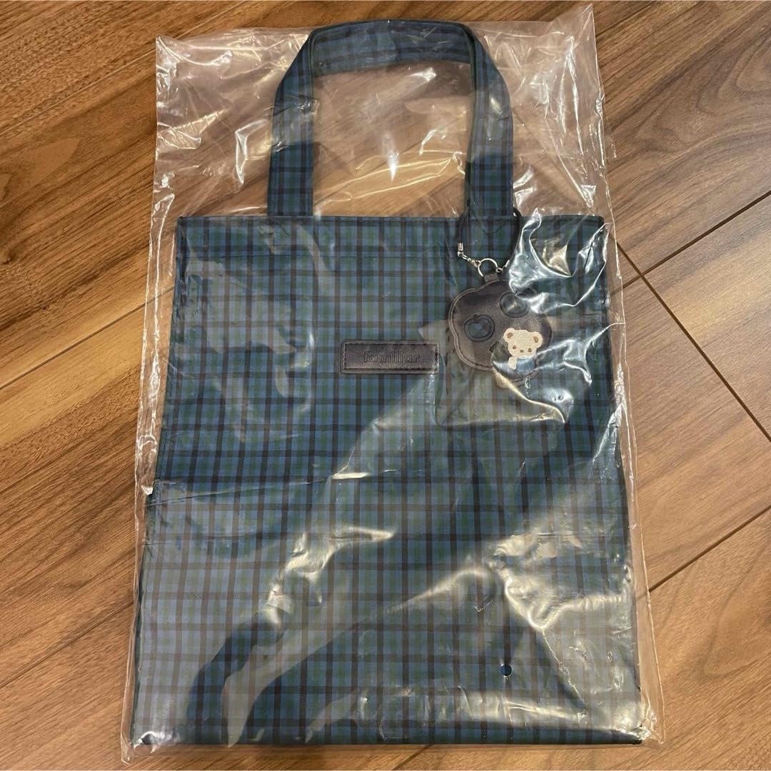 Amazon.co.jp: ファミリア トートバッグ 青チェック XB バッグ  
