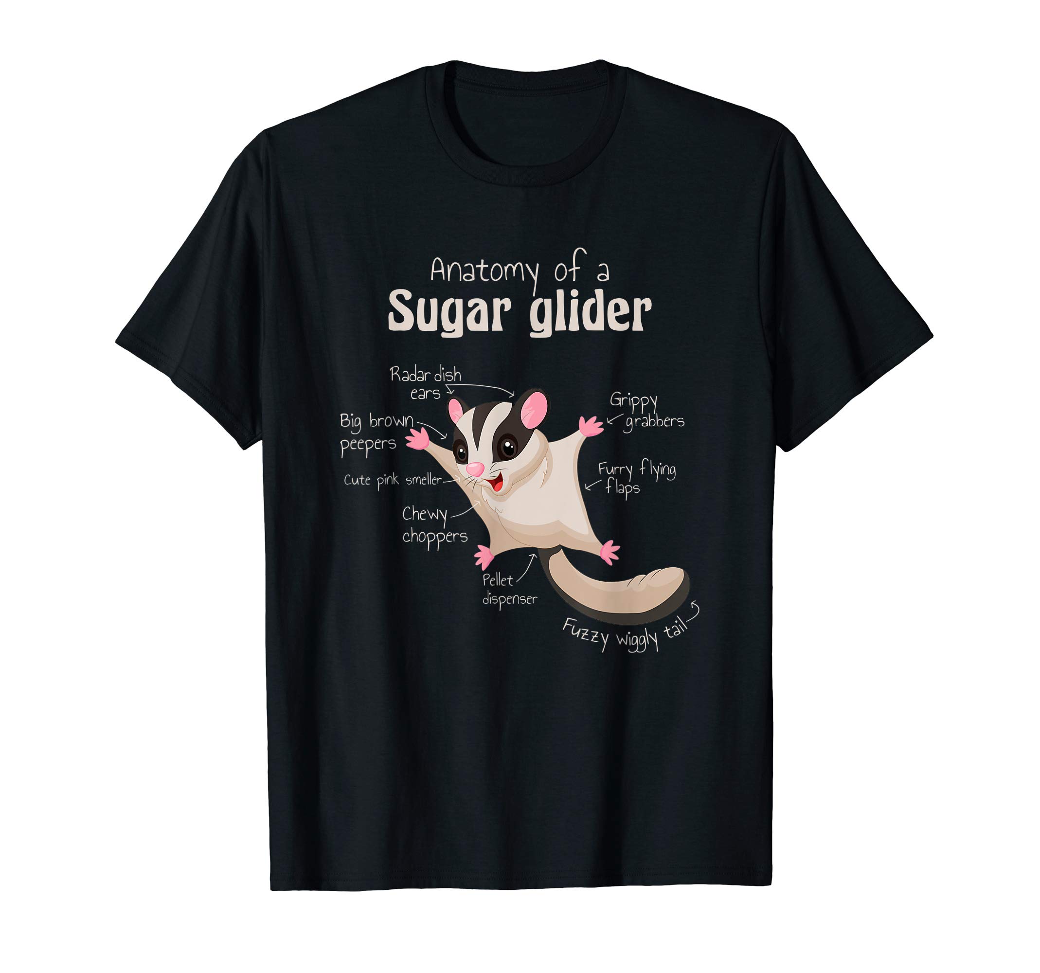 Sugar Glider Anatomy T-Shirt