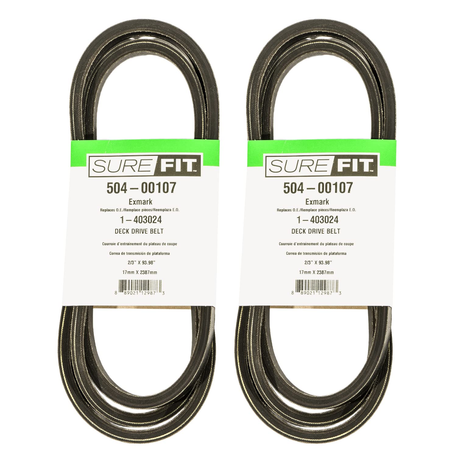 Amazon.com: SureFit Deck Drive Belt Replaces Exmark 1-403024 32