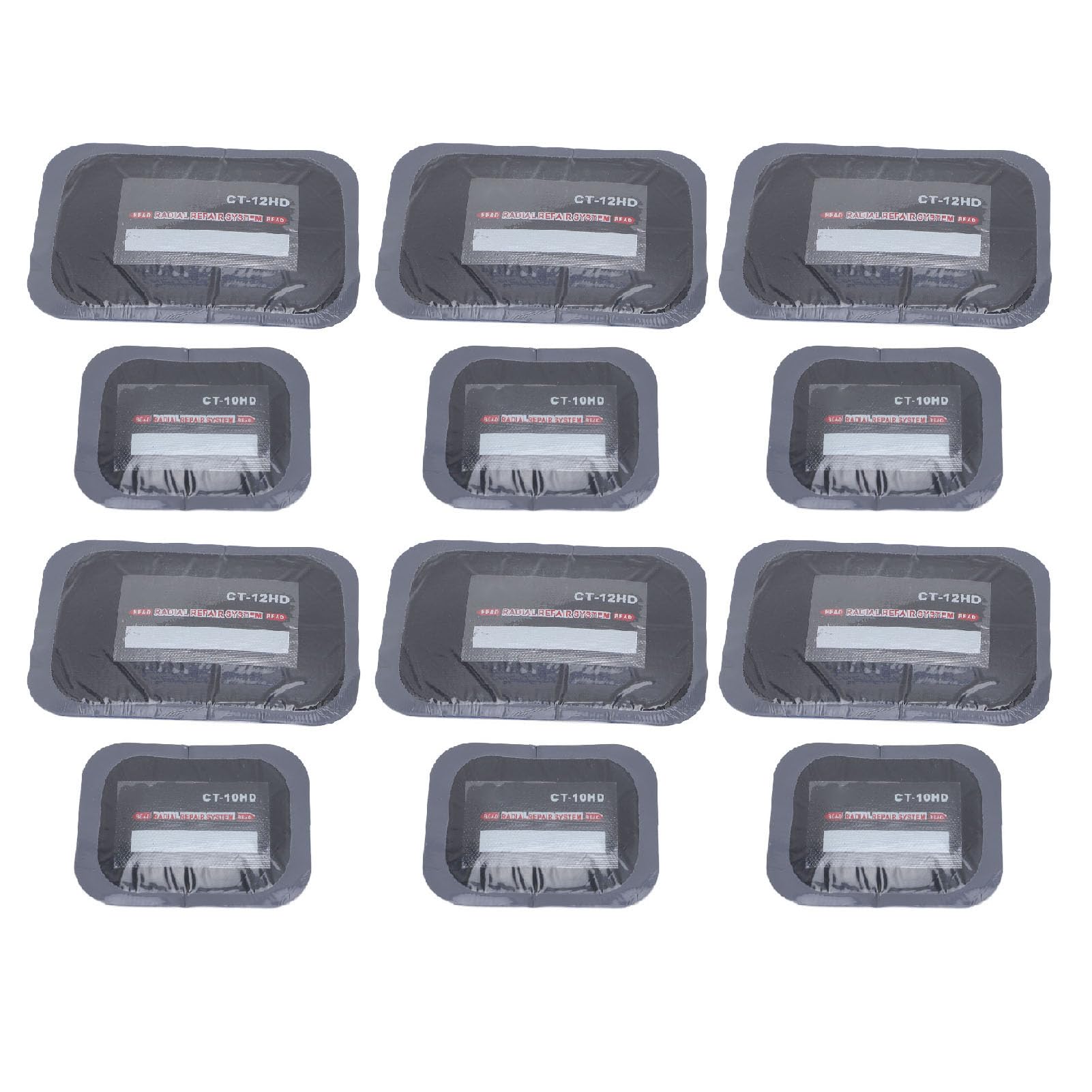 Zestaw na łatanie opon, 40pcs, łatka do opony podwójne rozmiary gumowe, zagęszczone mocne kleje, parches para llantas de carro, mocna moc naprawcza rurki oponowej do motocyklowego
