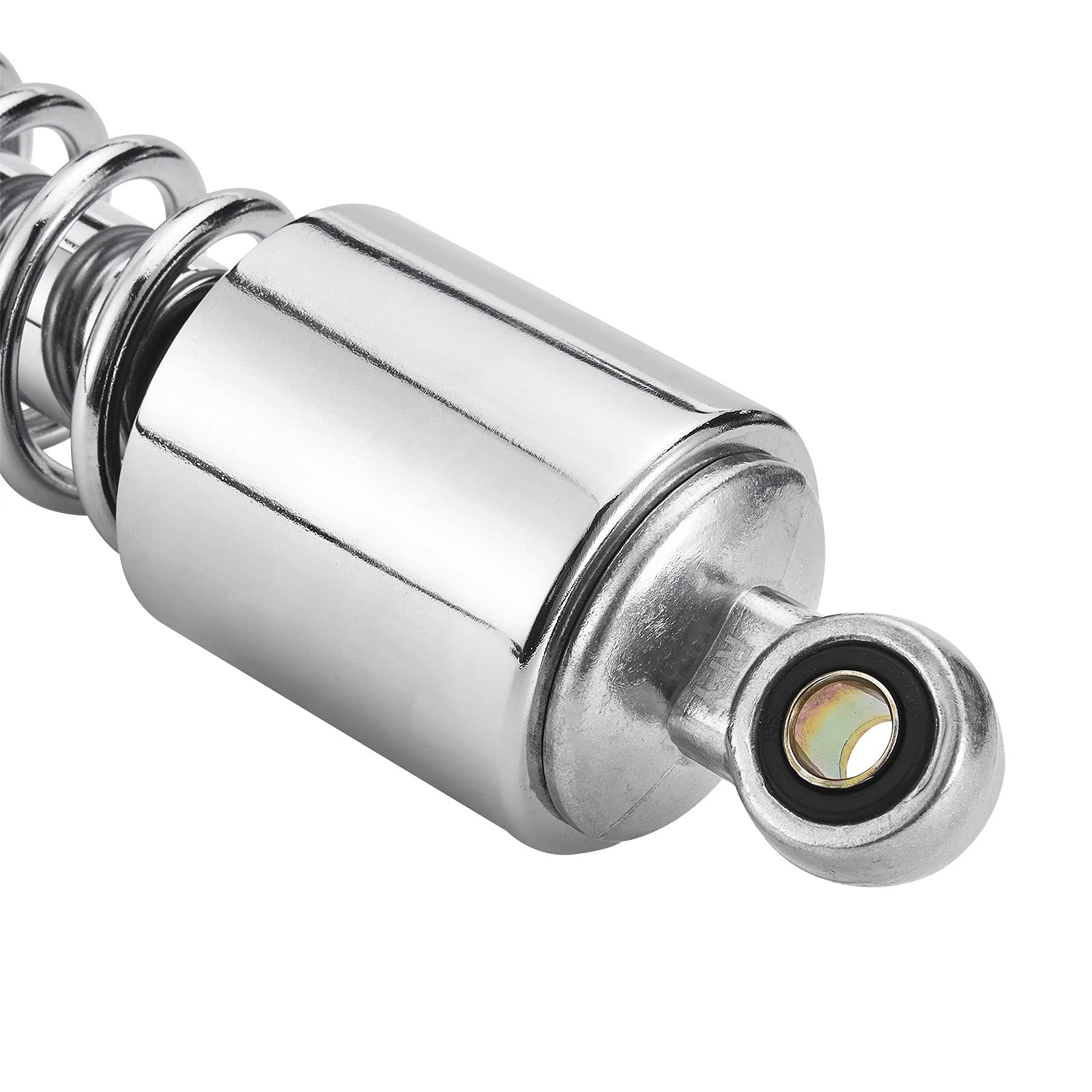 Moto Amortisseur, Motorcycle DOR AIR AIR, Chrome 1 Paire Gauche à Droite à Droite 12 Pouces 310 mm Motorcycle Suspension Suspension Portector Springs 7 mm Compatible avec Les Chocs HA-Rley Avant