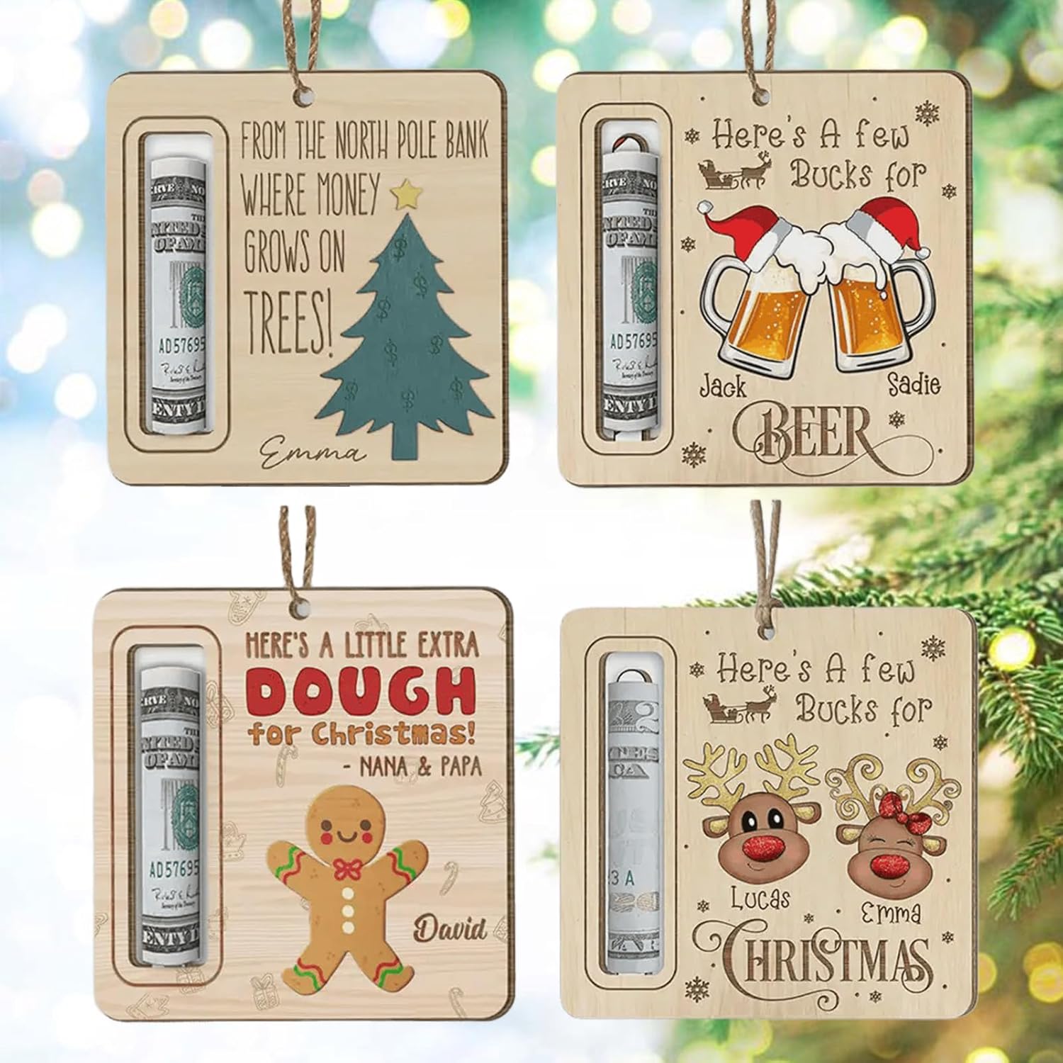 Christmas Money Holders Gift,2024 Christmas Money Holders