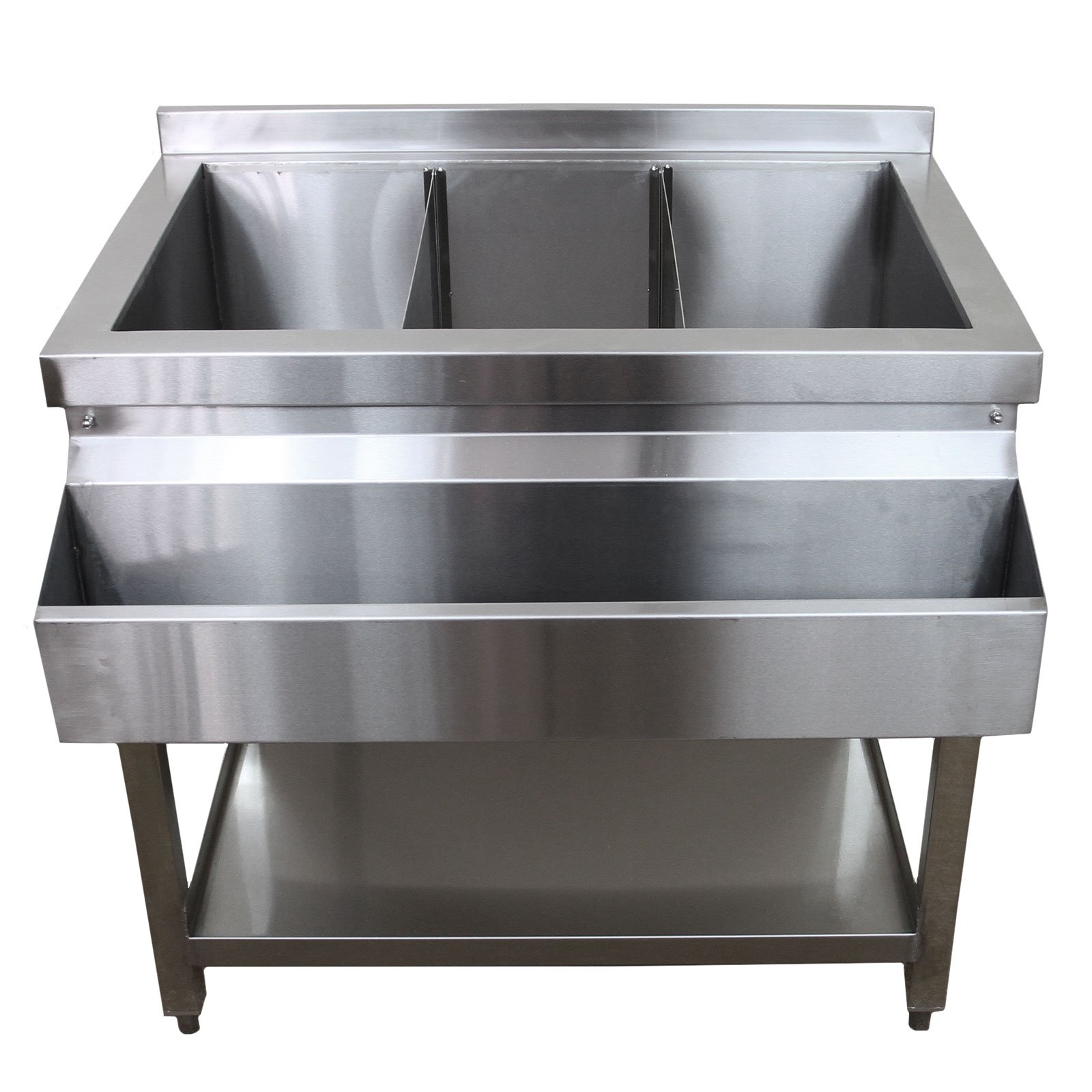 Buy KuKoo Cocktail Bar Station Free Standing Stainless Steel Bar Sink