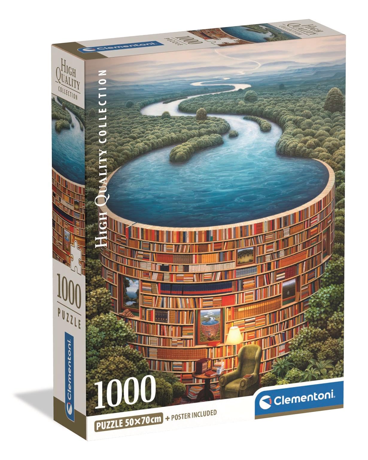 Clementoni Lord Of The Rings Rings-1000 Pezzi Adulti, Puzzle Film Famosi, Made In Italy