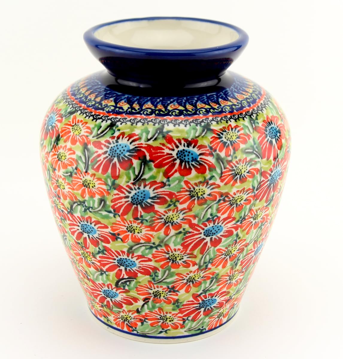 Amazon.co.jp: Polish Pottery Market 花瓶 高さ8インチ ザクラディ