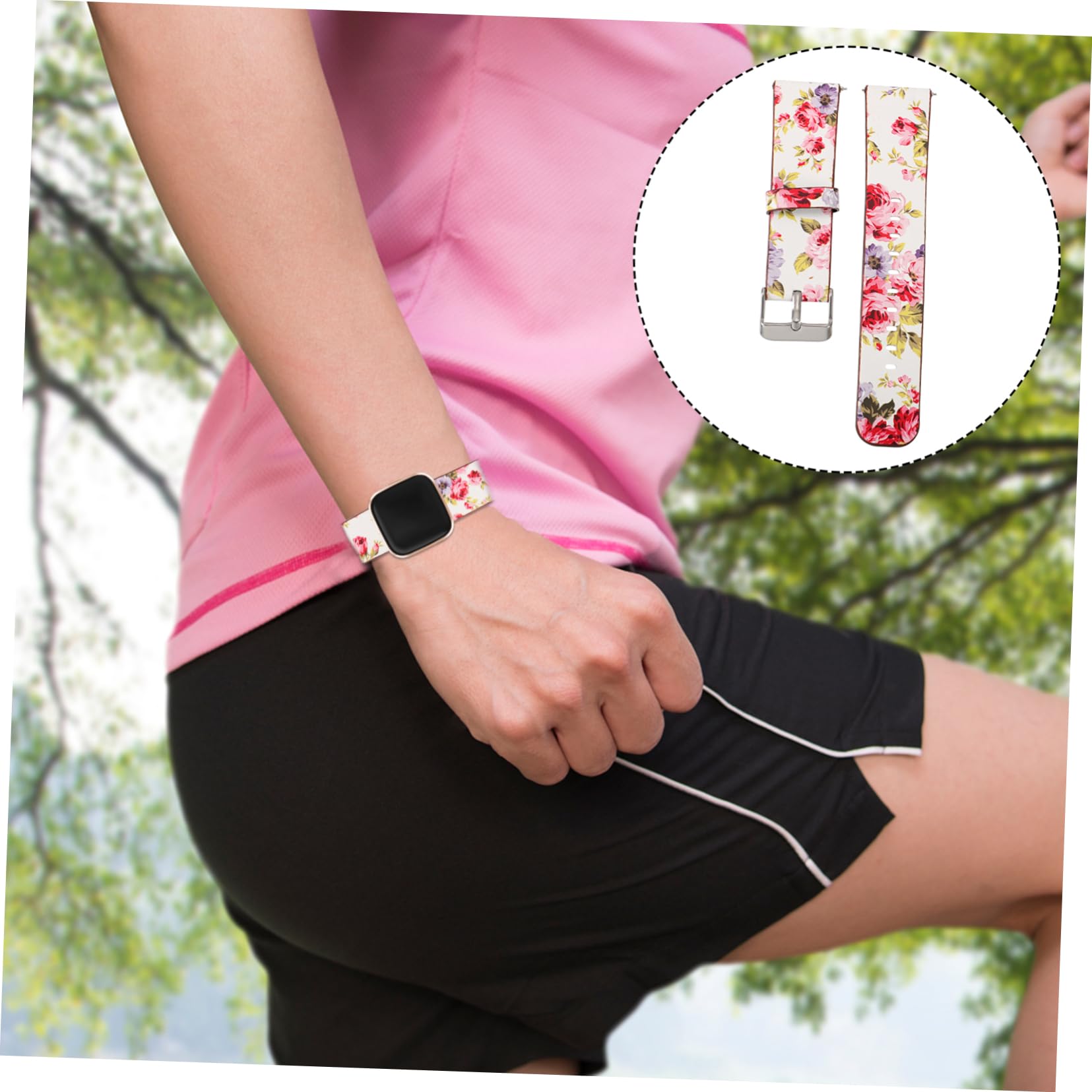 Gatuida Cinghia Floreale Braccialetti Per Orologi Per Le Donne Watch Band Braccialetti Per Orologi Riparazione Orologi Accessori Fasce Delle Donne Cintura Da Polso Cinturini Casual Bande
