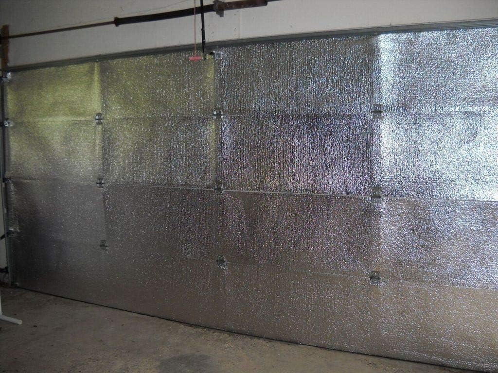 NASA Tech White Reflective Foam Core Garage Door Insulation Kit16L x 8H 5 Panel