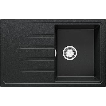 PRIMAGRAN Sink from 45 cm Base Cabinet + Drain Set 78 x 50 cm