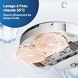 ECOVACS DEEBOT T20 Omni 6000Pa Robot aspirateur Laveur, Auto Levage de la serpillière, Nettoyage à l'eau Chaude et séchage, Vidage Automatique, détection d'obstacles 3D, réservoir d'eau 4L, Alexa/APP - 5