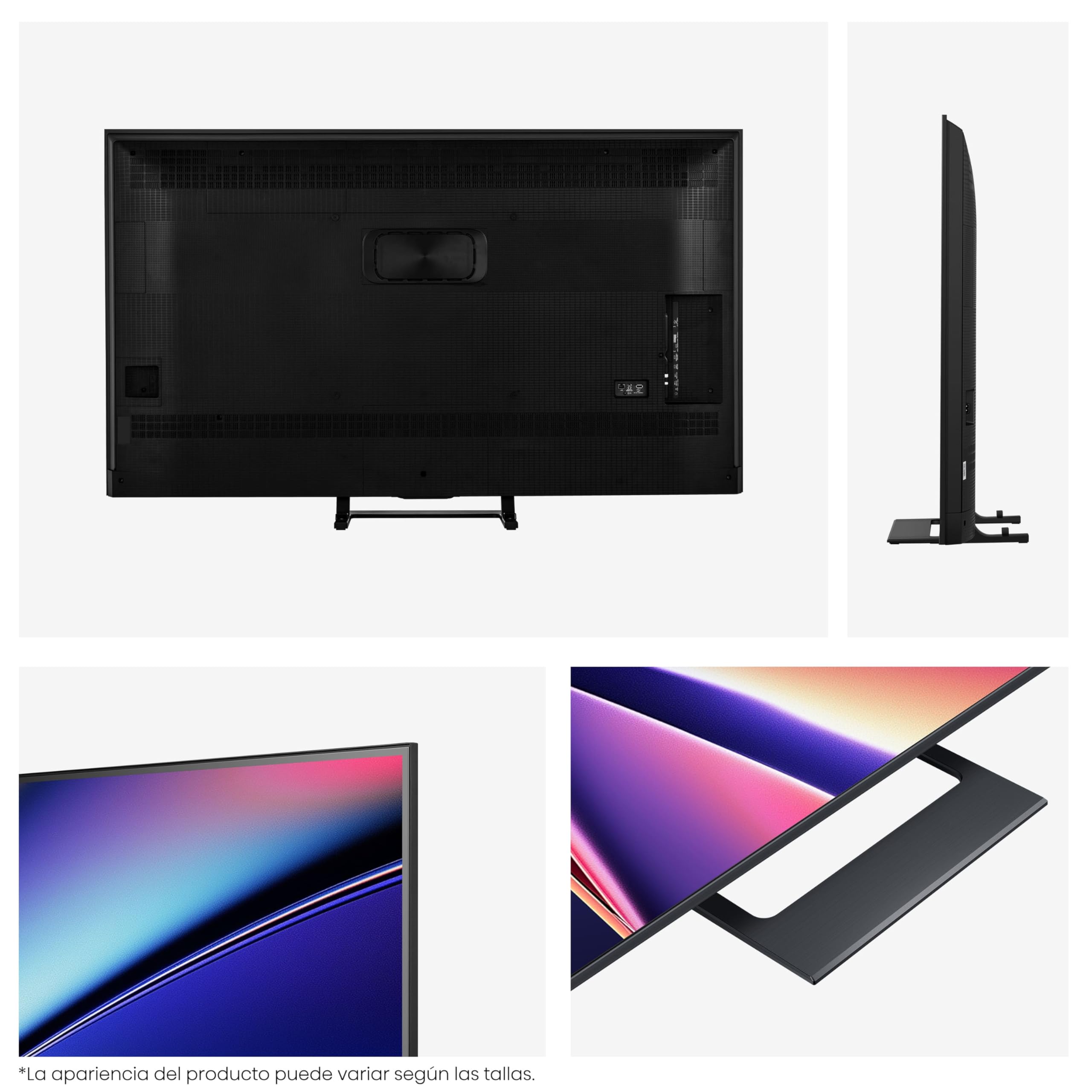 Hisense 55E8Q - Mini LED Smart TV, Quantum Dot, 144Hz, Subwoofer Integrado, Dolby Vision IQ & Dolby Atmos, Full Array Local Dimming, Procesador Hi-View Engine