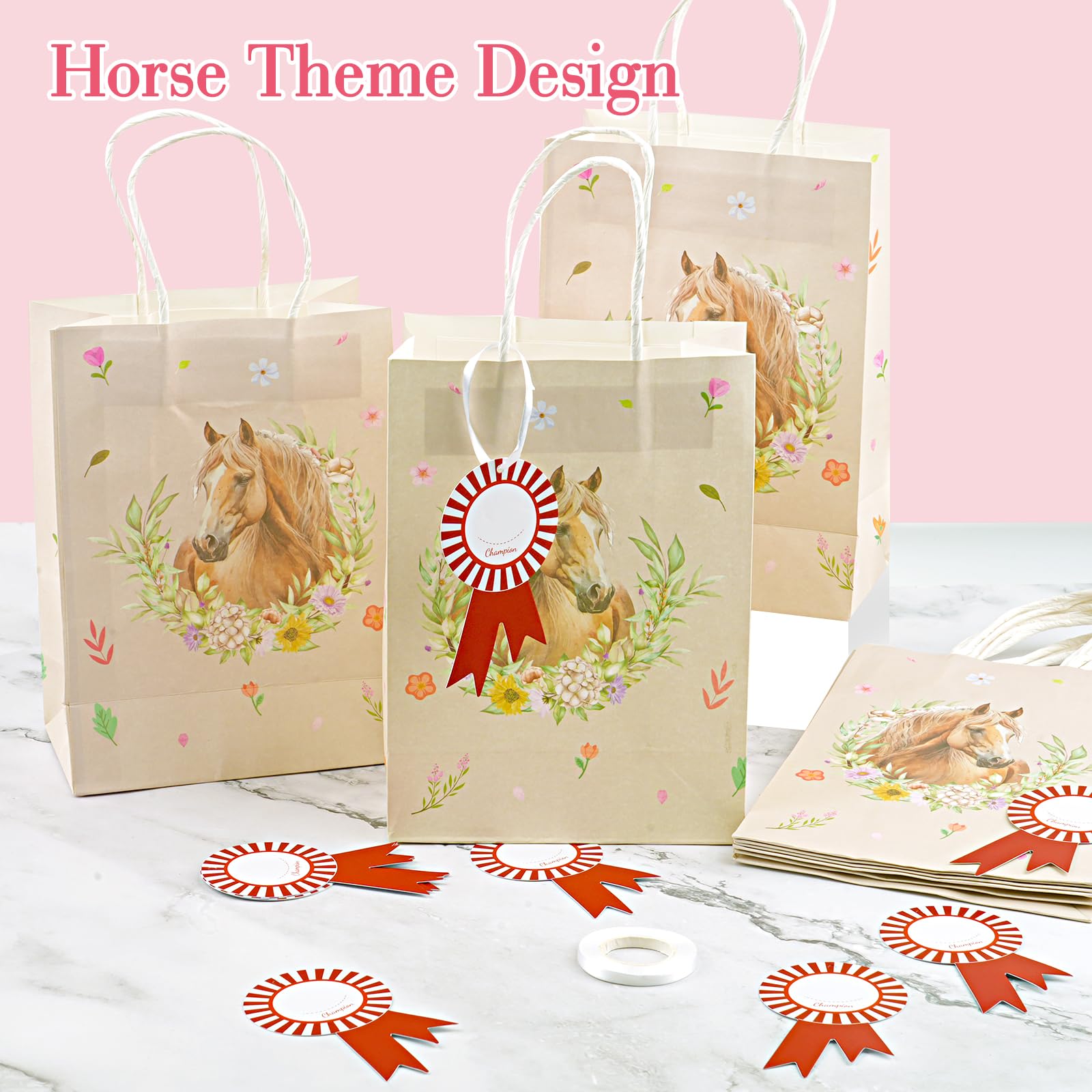 Set 10 Bolsas De Papel Con Asa Safari | Envío 24 H