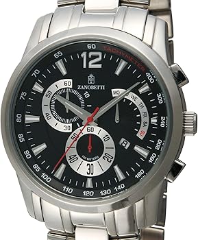 muZANOBETTI ザノベッティ　メンズ腕時計 Amazon.co.jp: [ザノベッティ]ZANOBETTI 腕時計 Z902SSBK クロノグラフ