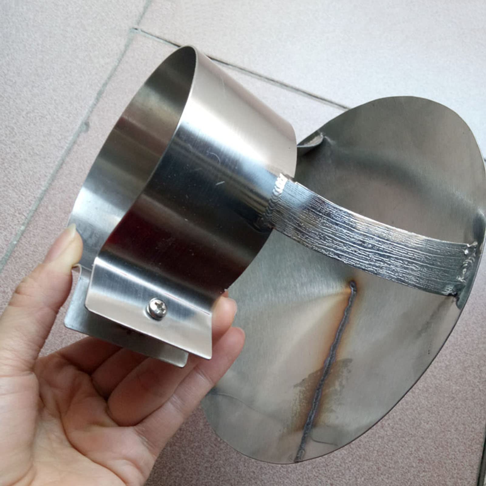 Tappo per canna fumaria in acciaio inox, tappo antipioggia per tetto rotondo, copertura per tubi di ventilazione esterna