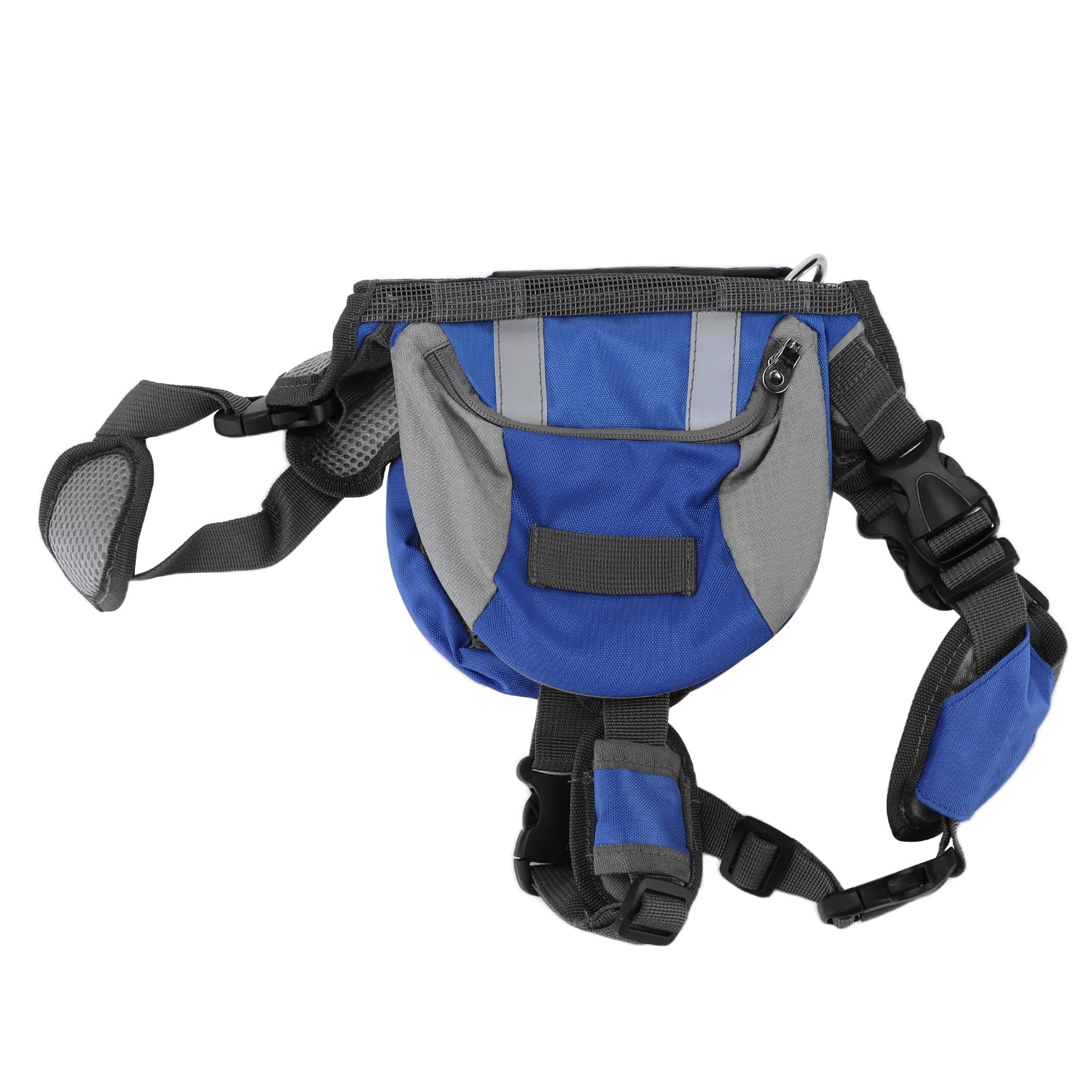 Paquete para Perros, Alforjas para Perros de Caza, para Acampar, Senderismo, Mochila con Tira Reflectante, Bolsa para Sillín, Mochila para Perros Pequeños, Medianos y Grandes (L)