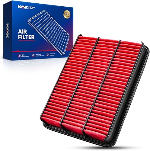 Miniatura 9 de KAX Filtro de aire de motor premium, GAF001 (CA10755) Reemplazo para Camry, Highlander, Sienna, Avalon, ES350, NX200T, NX300, RX350, RX350L