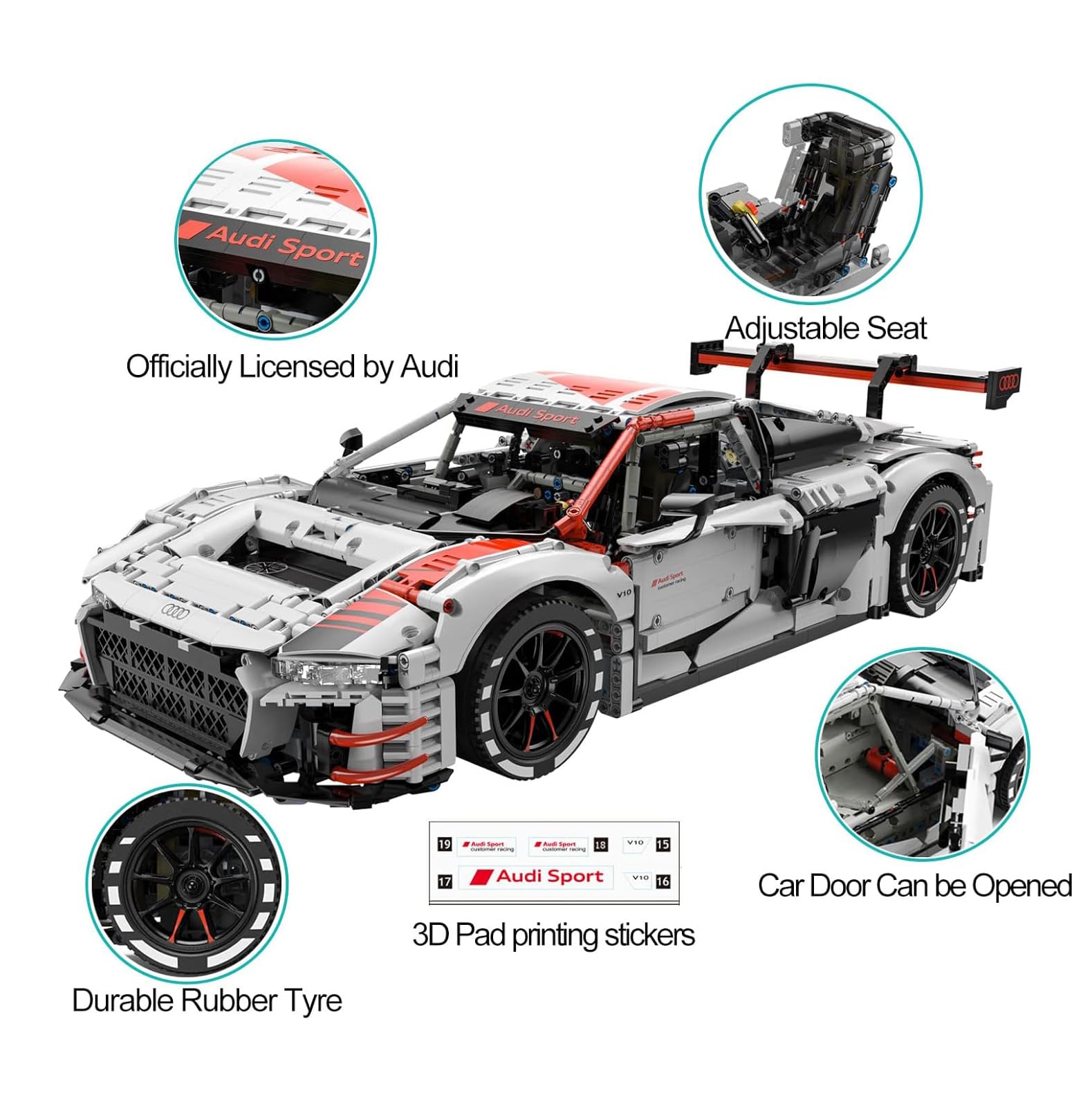 Amazon.co.jp: RASTAR 1:8 アウディ R8 LMS 3 GT3 トイザらス限定