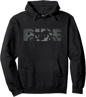 Just Ride Motocross Dirt Bike Pullover Hoodie