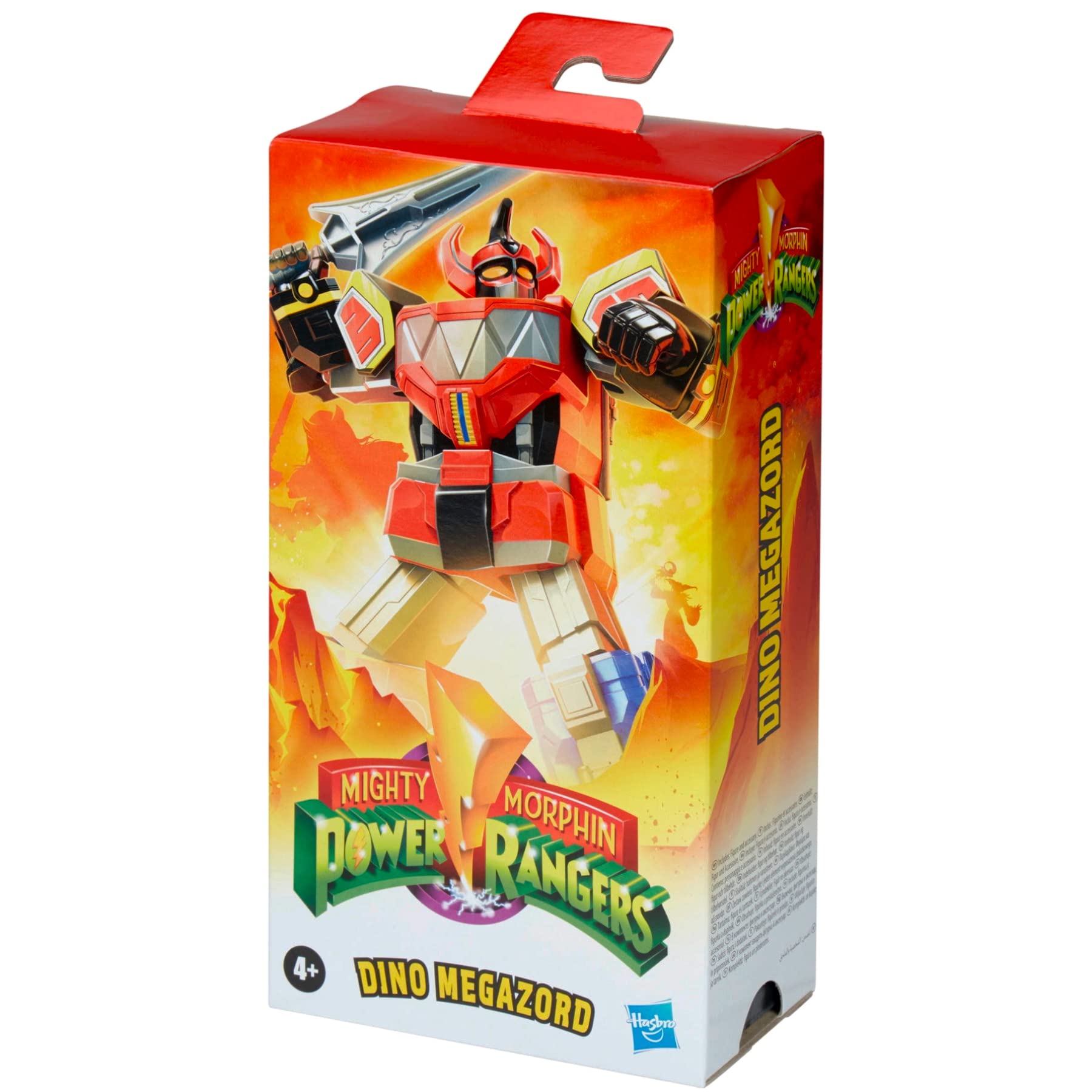 Power Rangers Mighty Morphin Retro Dino Megazord Action Figure - Hasbro, Collezione Vintage, Giocattolo Da Collezione Per Fan Anni '90