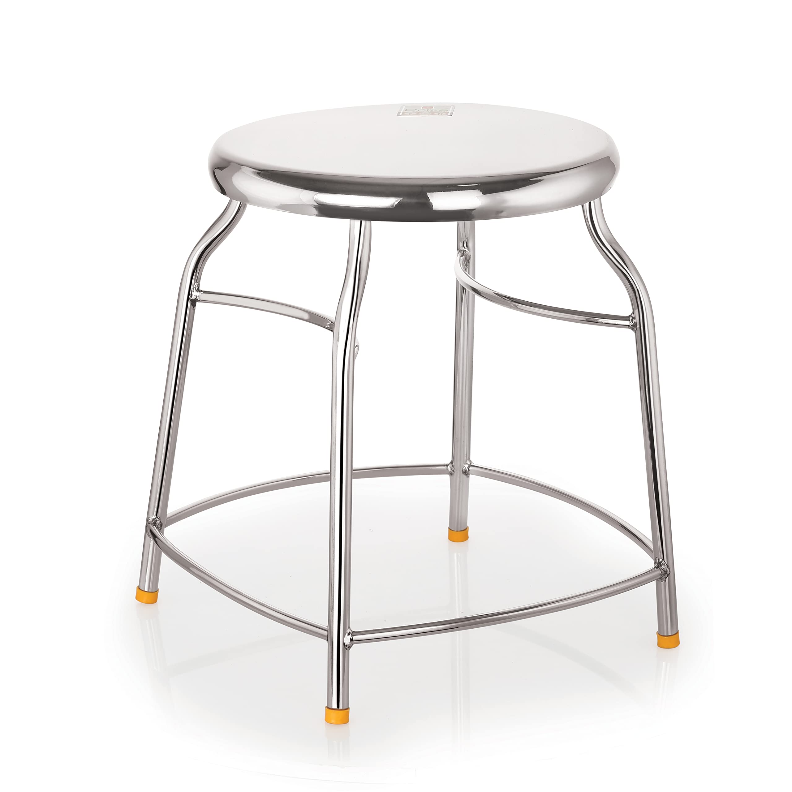 Priya Heavy Durable Stool For Home, Kitchen, Bathroom & Garden(Patla, Diameter-12 Inch* H-15Inch, Stainless Steel, Silver)-image-41