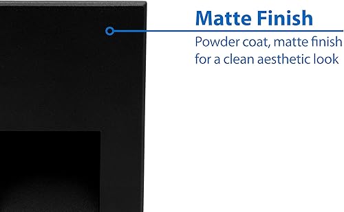 Miniatura 2 de NICOR Lighting STW11203KVBK - Luz de paso STW, 3x5, color negro