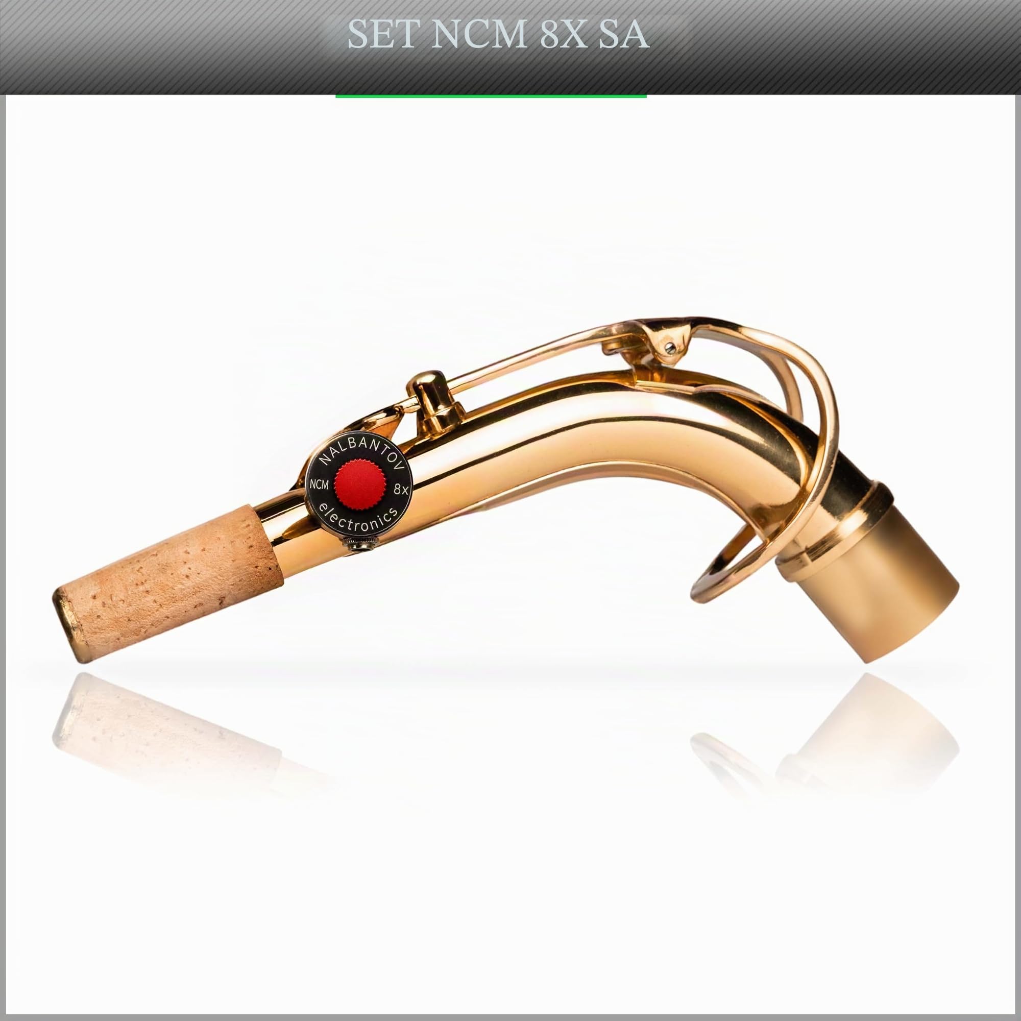 Sassofono contralto microfono NCM 8X SA set | pickup System, cavo, collo