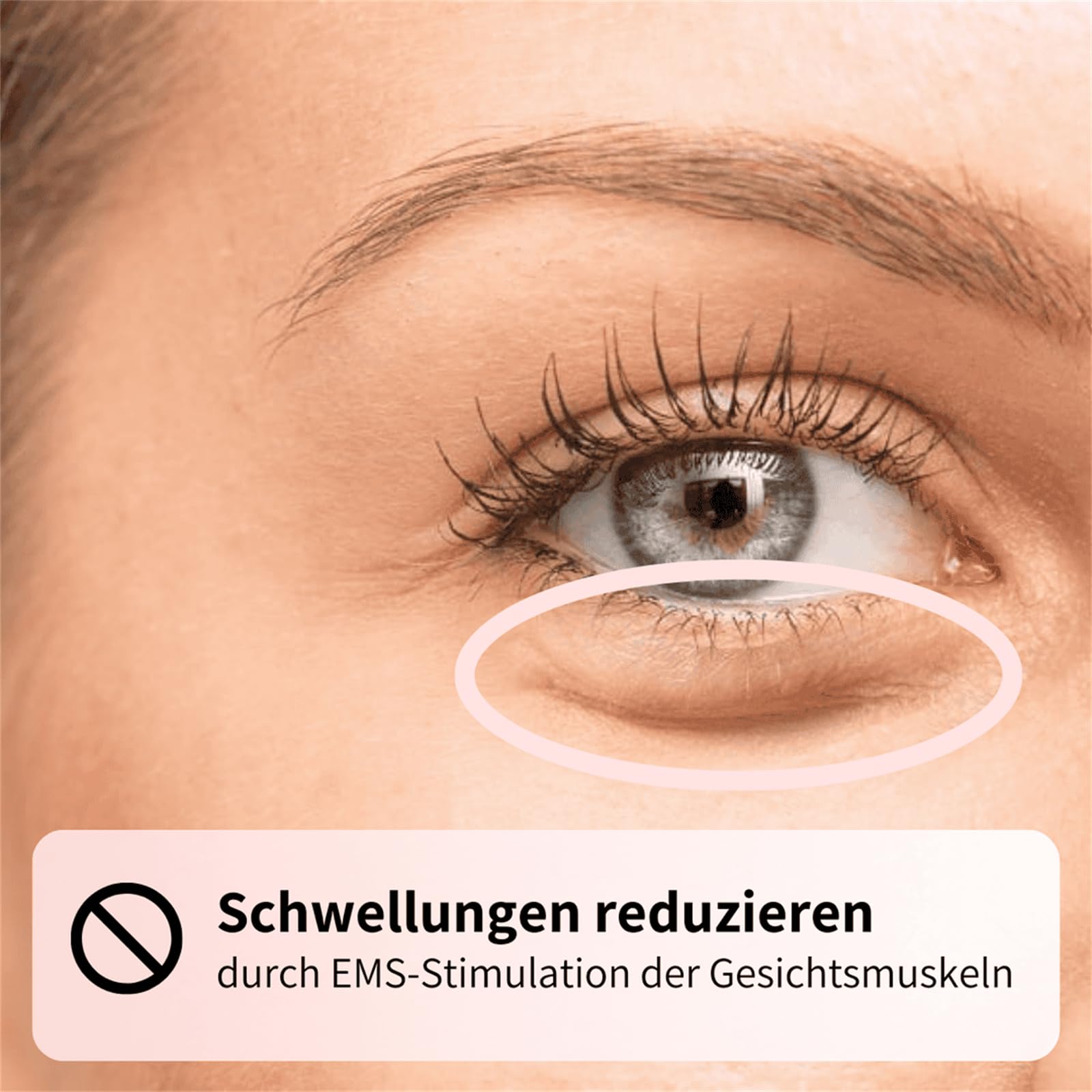 stellaura Aureva - Verjüngende Rotlicht-Therapie für strahlendere Augenpartie Rotlicht Augenmassagegerät zur Faltenreduzierung und Augenverjüngung