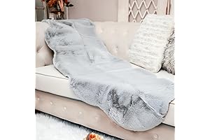 chloelov Faux Fur Area Rug