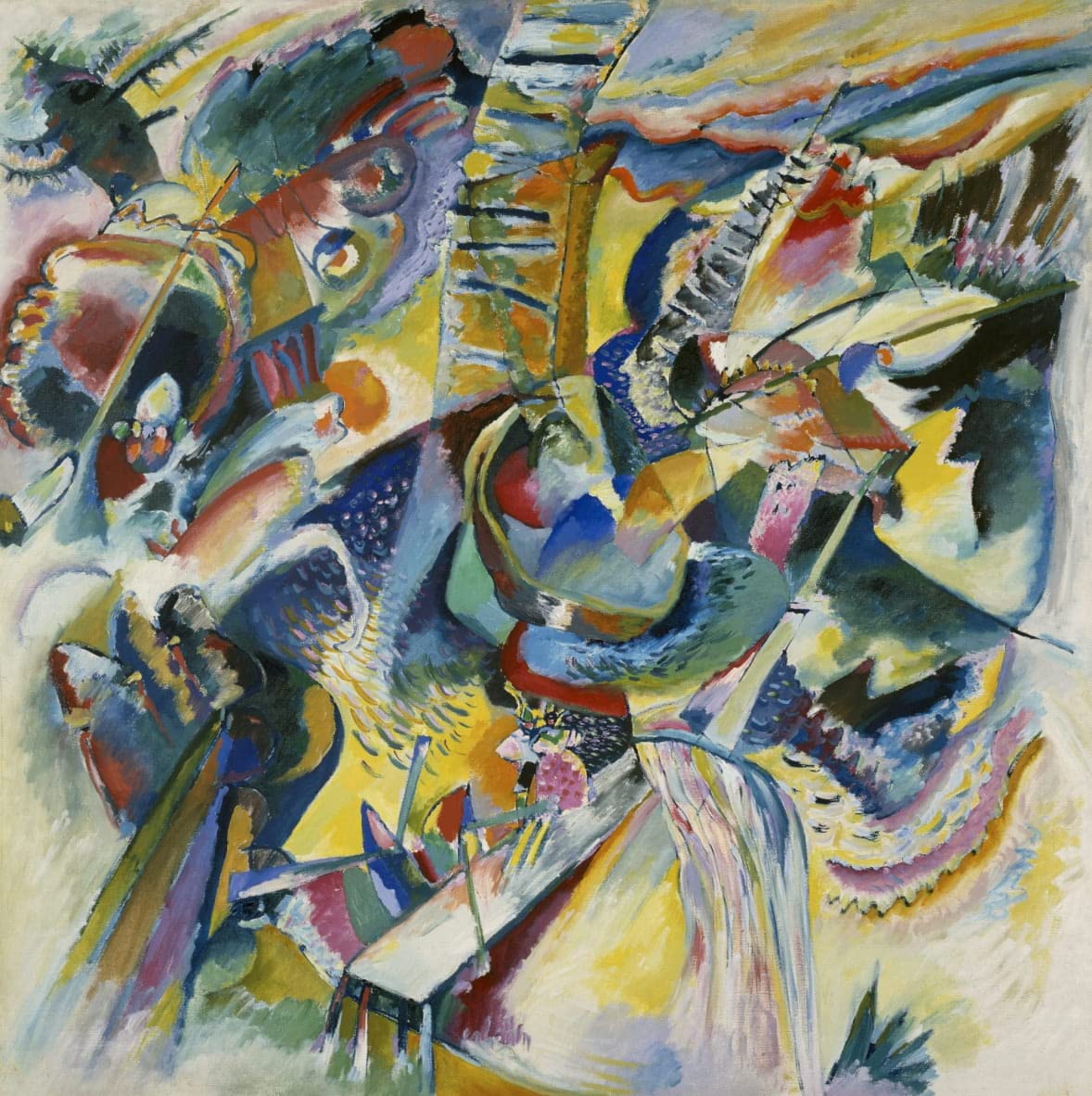 Poster Image Impression Sur Toile Kandinsky Improvisation Klamm 60x90 - 5