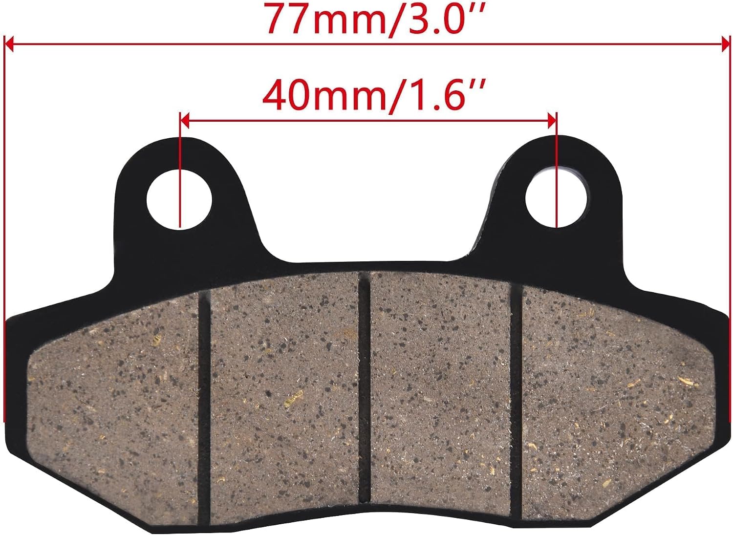 WOOSTAR Disc Rear Brake Pads Replacement for Taotao 150cc 200cc 250cc Scooter ATV 4 Wheeler Quad Dirt Pit Bike Go Kart