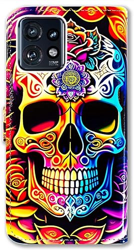Miniatura 10 de Funda para Motorola Edge Plus 2023, funda de piel con tapa y soporte para ranura para tarjetas y soporte para Motorola Edge Plus 2023