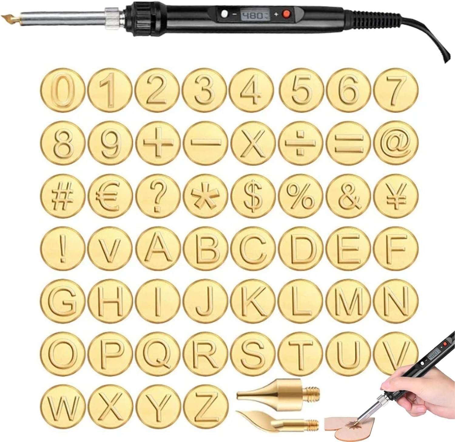 確認ページ　ウッドバーニング 名前入り　オリジナル　セミボウル Amazon.co.jp: DIY 木材/レザーバーニングセット、26 文字の銅型、DIY