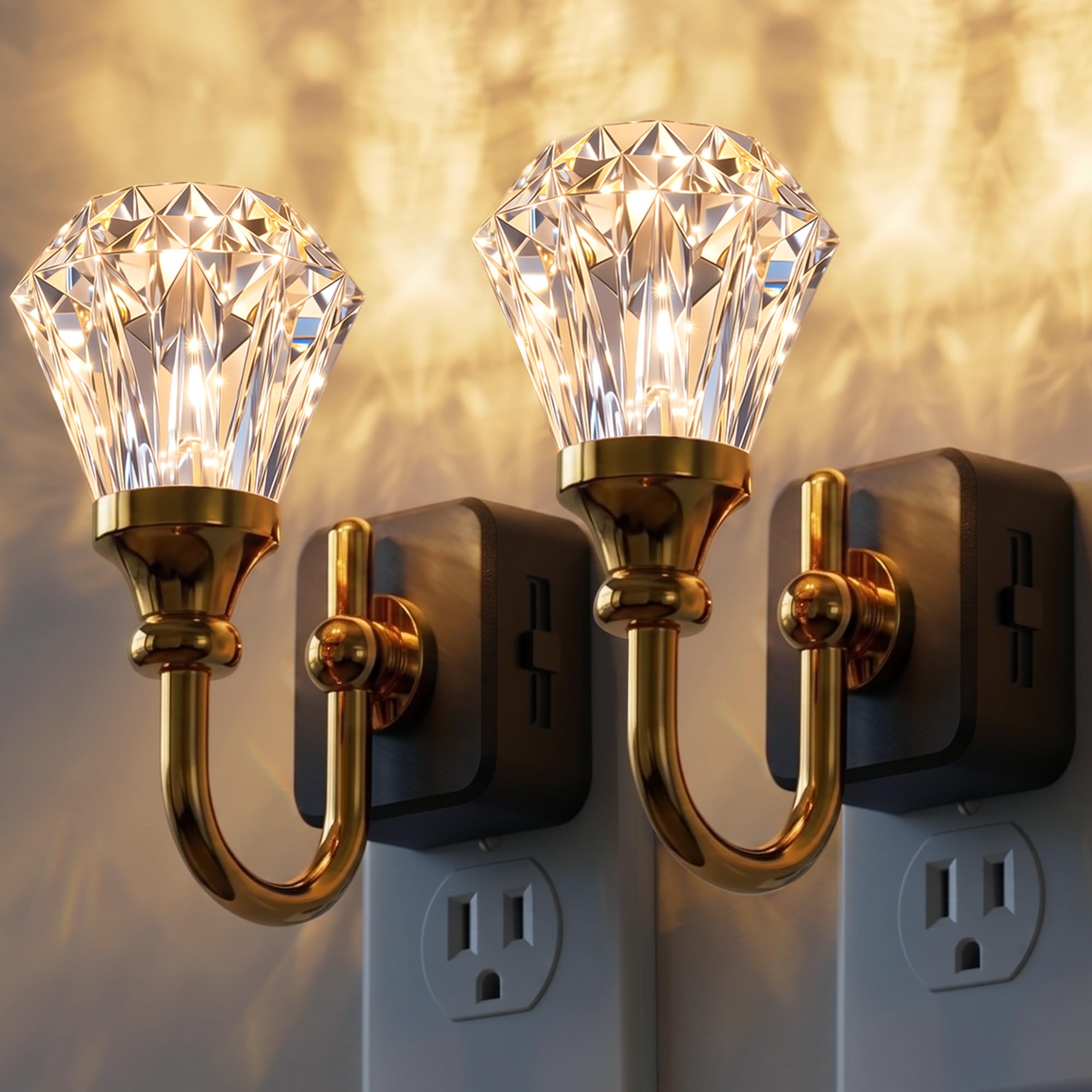 L LOHAS LED Night Lights Plug into Wall, 3000K Soft Warm Night Light