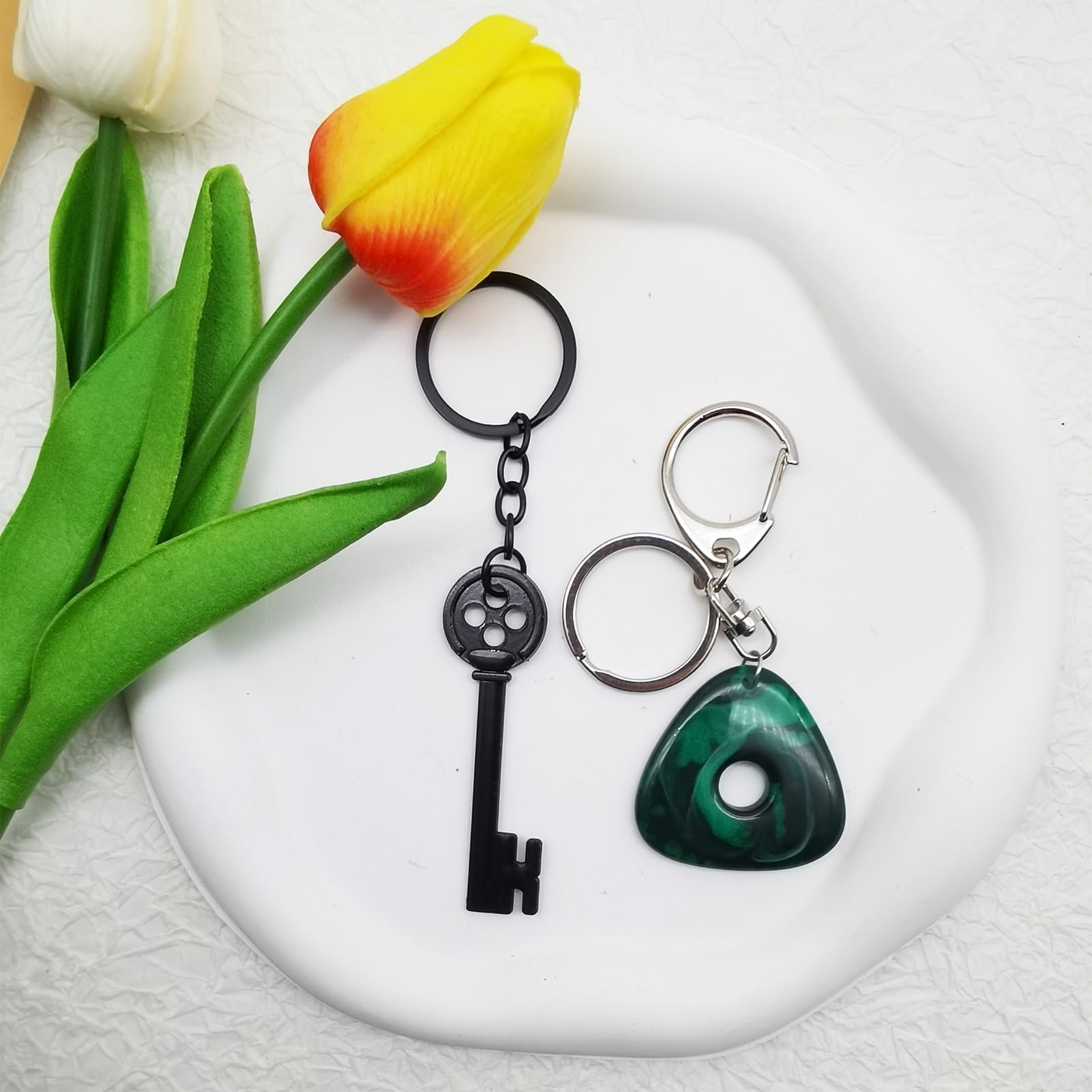 Bijoux Coralines Porte-clés Orgonite Power - Pierres Précieuses Chakra